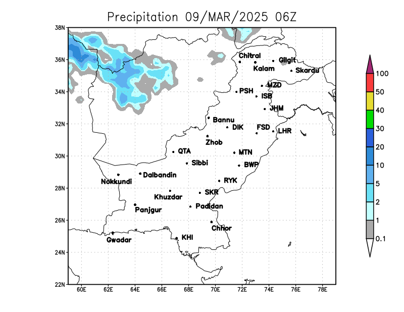 GFS 6 Hourly, Day 1, 0600